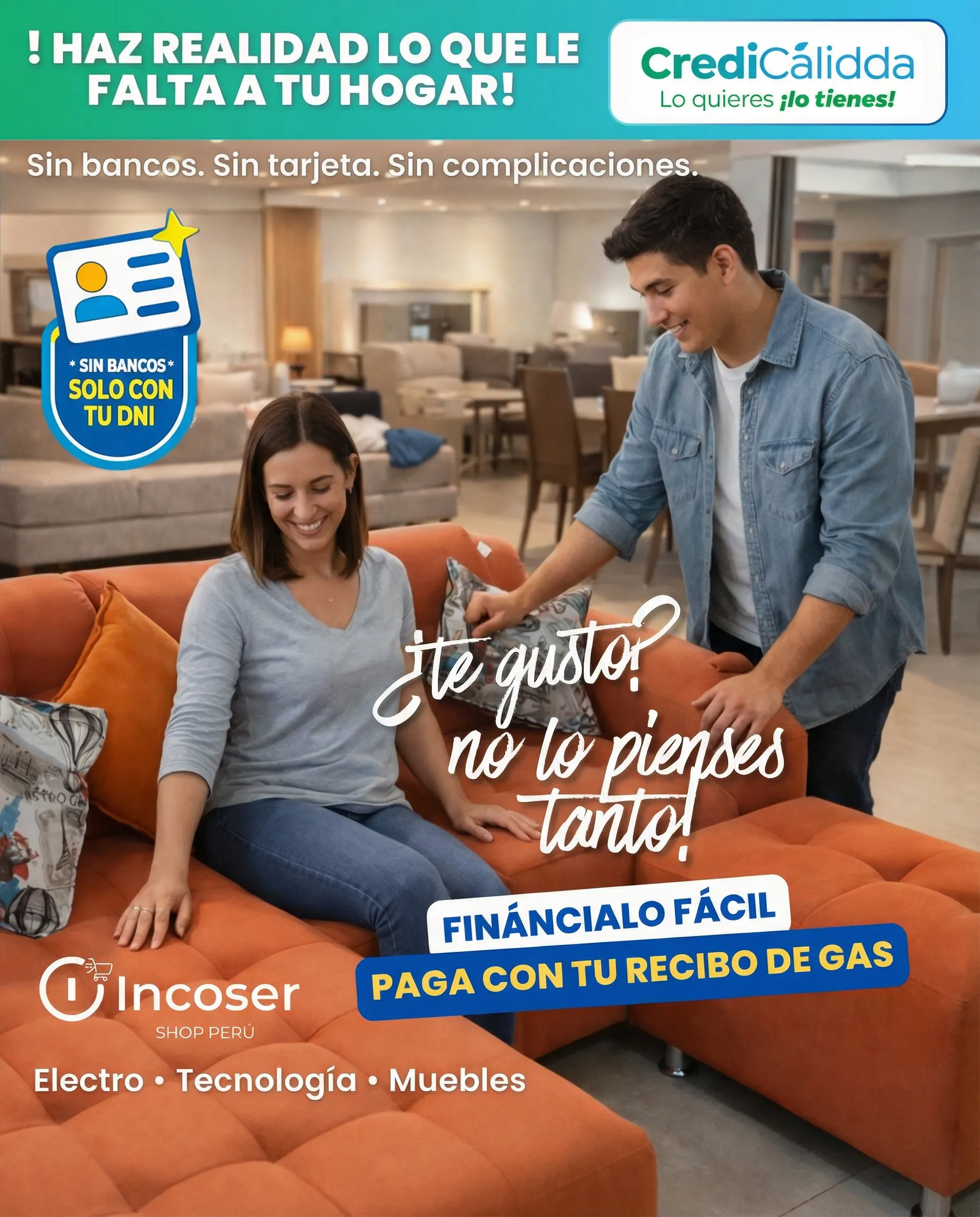 Productos tecnológicos con CrediCálidda