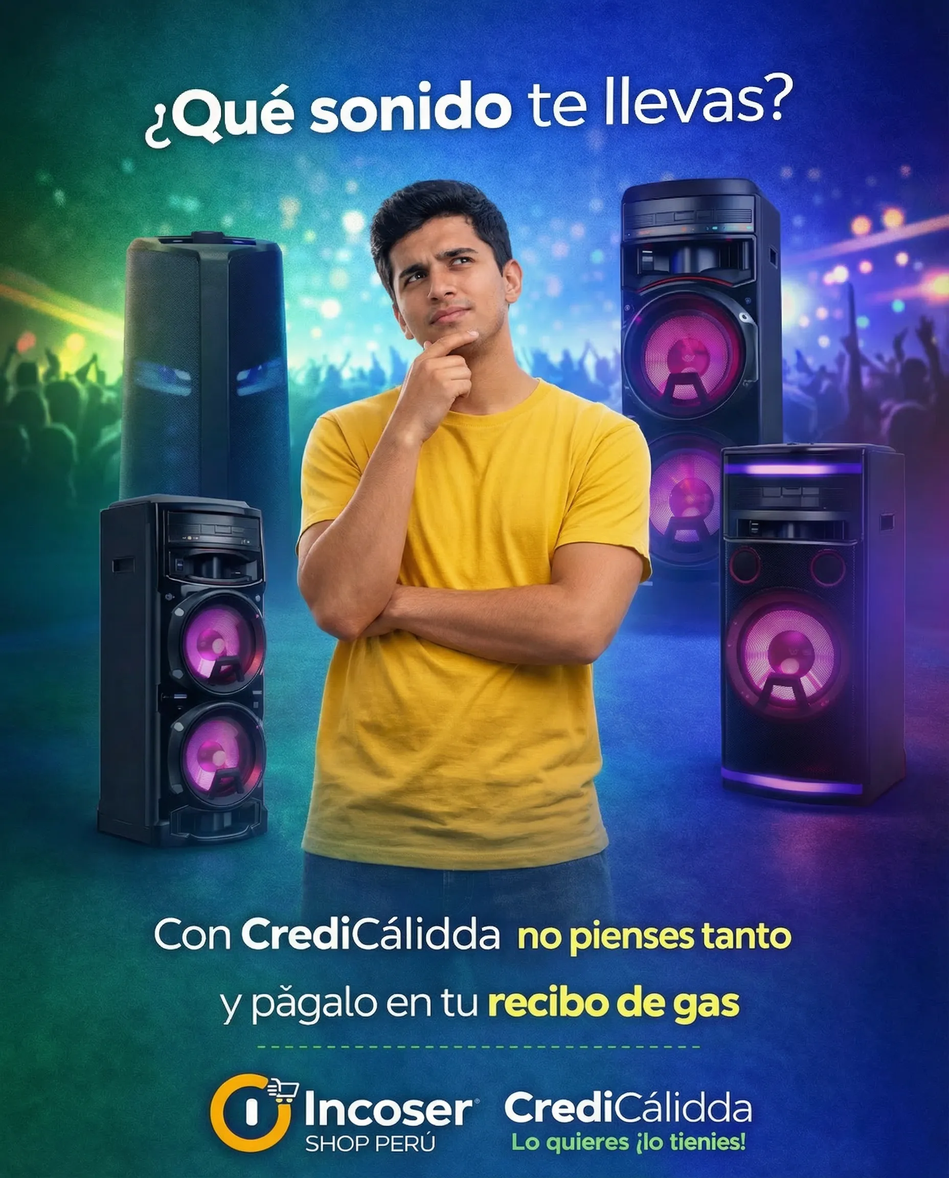 Electrodomésticos financiados con CrediCálidda