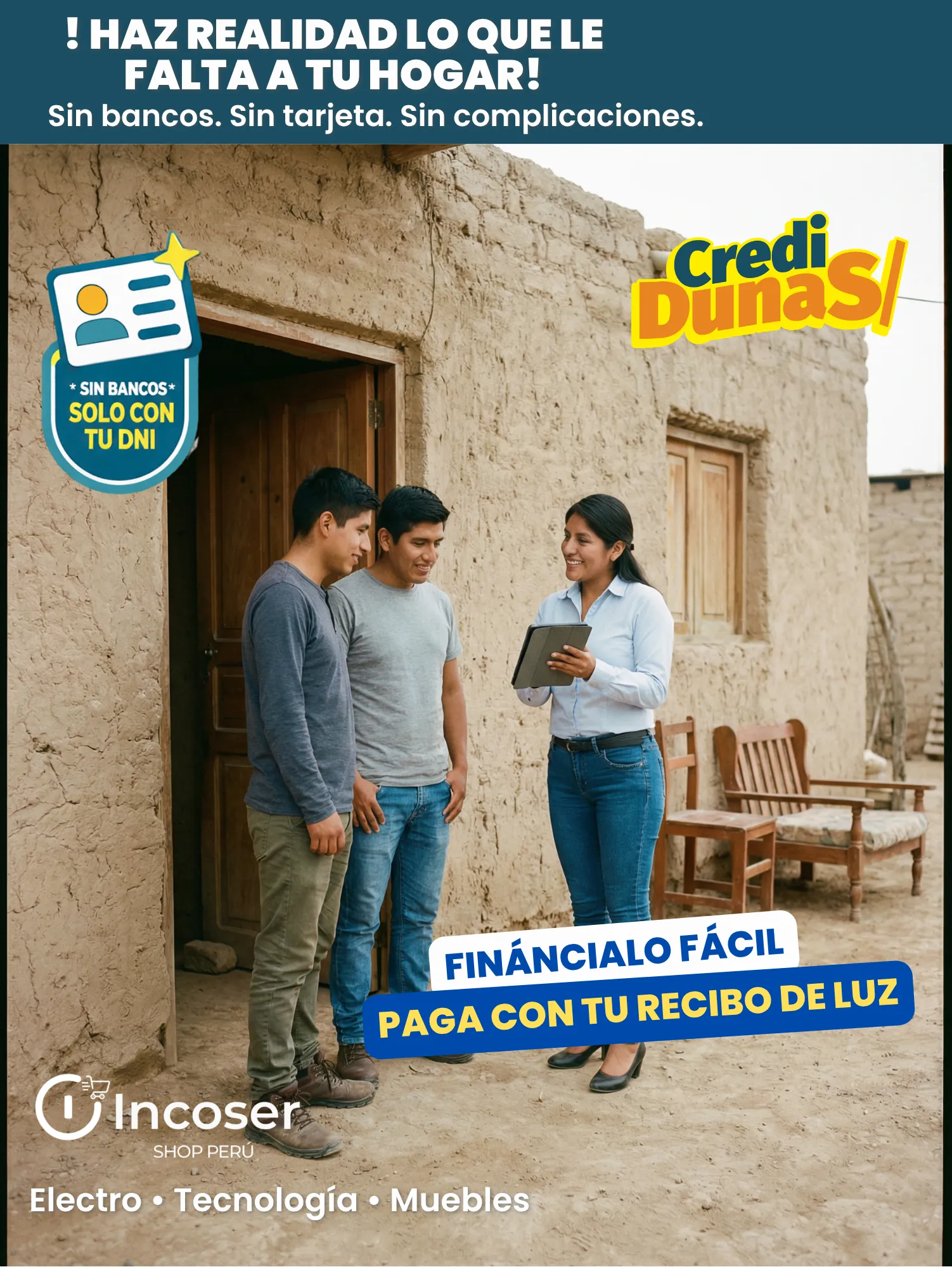 Electrodomésticos y tecnología con CrediDunas